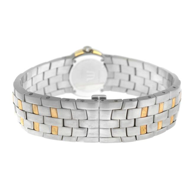 Maurice Lacroix Silver Gold Ladies Intuition 59858 Steel Quartz 25mm Watch Maurice Lacroix Silver Gold Ladies Intuition 59858 Steel Quartz 25mm Watch