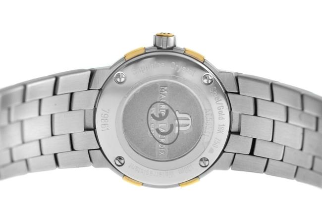 Maurice Lacroix Silver Gold Ladies Milestone Ms1013-ps103-110 Steel Quartz Watch Maurice Lacroix Silver Gold Ladies Milestone Ms1013-ps103-110 Steel Quartz Watch