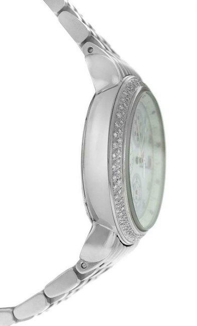 Michele Silver Csx 71-4000/5000 Ladies Steel Mop Diamond Quartz 36mm Watch Michele Silver Csx 71-4000/5000 Ladies Steel Mop Diamond Quartz 36mm Watch