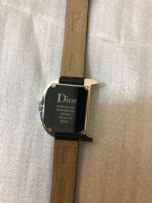 Dior Black/Leather D Watch Dior Black/Leather D Watch