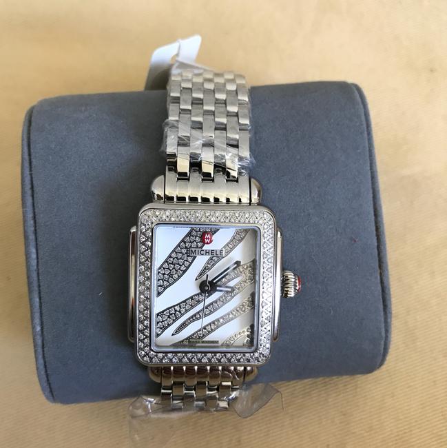 Michele Silver/ White " Deco 16" Diamond Dial --- Trunk Show Mw06v01a1922 Watch Michele Silver/ White " Deco 16" Diamond Dial --- Trunk Show Mw06v01a1922 Watch