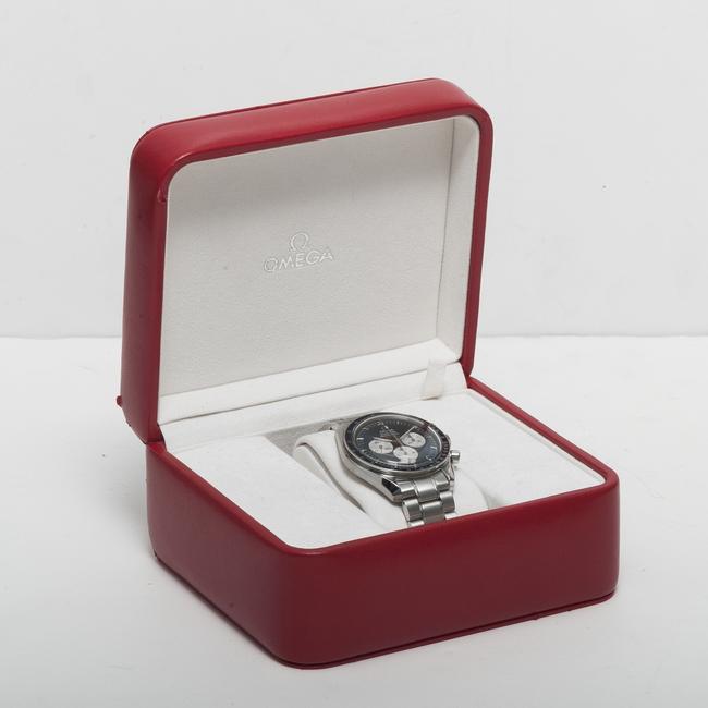 Omega Stainless Steel Speedmaster Gemini Iv 4 Chronograph 35658000 Blue Limited Pre Owned Watch Omega Stainless Steel Speedmaster Gemini Iv 4 Chronograph 35658000 Blue Limited Pre Owned Watch