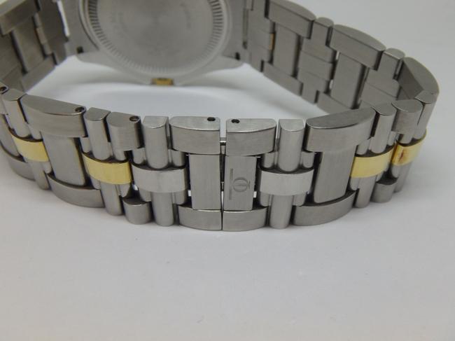 Baume & Mercier Yellow Gold and Silver Roman Mens 18k Gold/Steel White Dial Quartz Watch Baume & Mercier Yellow Gold and Silver Roman Mens 18k Gold/Steel White Dial Quartz Watch