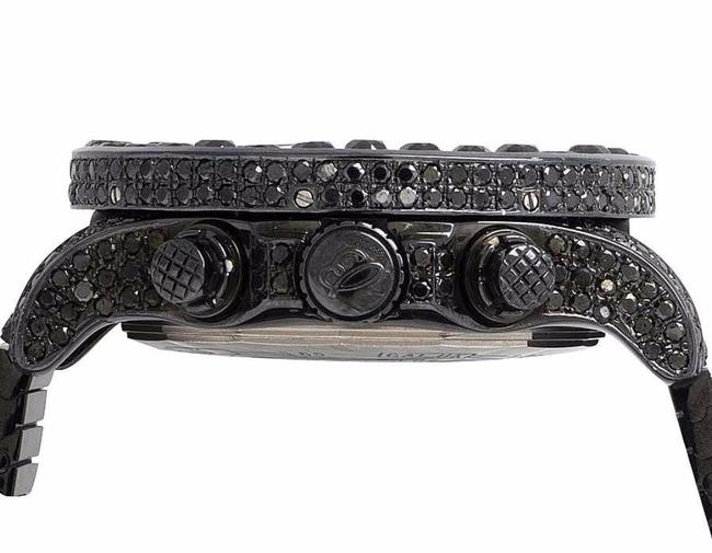 Breitling Black XL Custom A13370 Super Avenger Pvd Steel Diamond 48.5 Ct Watch Breitling Black XL Custom A13370 Super Avenger Pvd Steel Diamond 48.5 Ct Watch