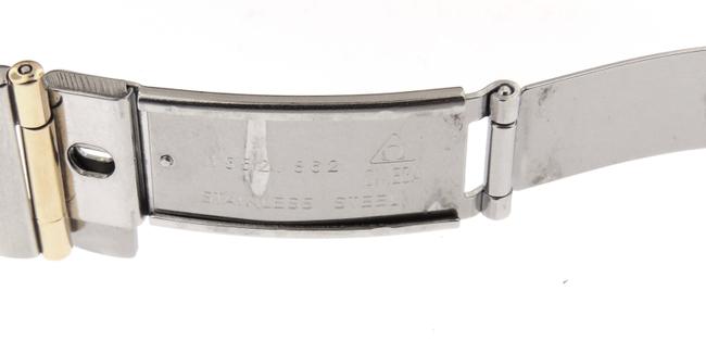 Omega Gold Mens Constellation 18k Yellow Full Bars/Ss 33mm Date Watch Omega Gold Mens Constellation 18k Yellow Full Bars/Ss 33mm Date Watch