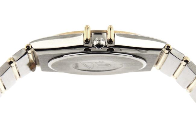 Omega White Mens Constellation Full Bars 18k Yg & Ss Day/Date 33mm Watch Omega White Mens Constellation Full Bars 18k Yg & Ss Day/Date 33mm Watch