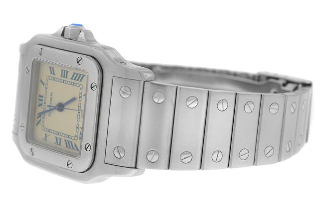 Cartier Silver Mens Unisex Santos 987901 W20060d6 Date 29mm Steel Quartz Watch Cartier Silver Mens Unisex Santos 987901 W20060d6 Date 29mm Steel Quartz Watch