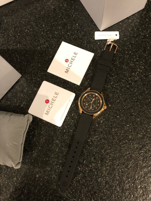 Michele Rose Gold/Black Watch Michele Rose Gold/Black Watch