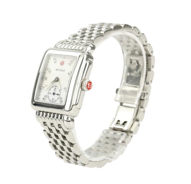 Michele Silver Deco 16 Mid Diamond Mww06v000002 Watch Michele Silver Deco 16 Mid Diamond Mww06v000002 Watch