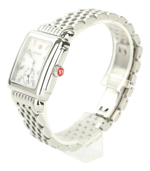 Michele Silver Deco Mid Watch Michele Silver Deco Mid Watch