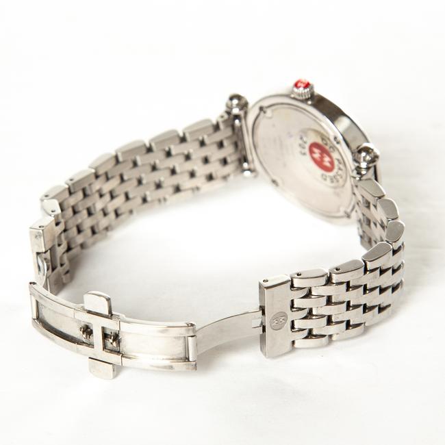 Michele Silver Stainless Steel Caber Watch Michele Silver Stainless Steel Caber Watch