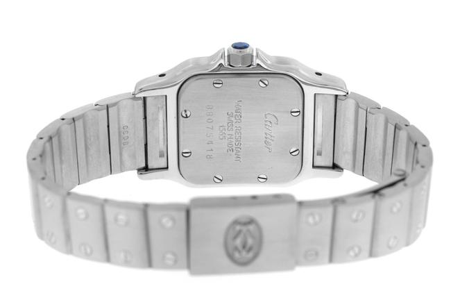 Cartier Silver Ladies Santos Galbee 1565 Stainless Steel 24mm Quartz Watch Cartier Silver Ladies Santos Galbee 1565 Stainless Steel 24mm Quartz Watch