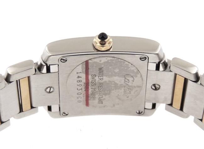 Cartier White Box Mint Ladies Tank Francaise 18k/Ss 2384 Date 20mm P Watch Cartier White Box Mint Ladies Tank Francaise 18k/Ss 2384 Date 20mm P Watch