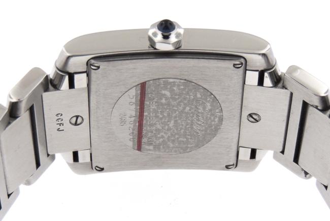 Cartier Silver Box Tank Francaise Ss Midsize 2465 Date 26mm and & B Watch Cartier Silver Box Tank Francaise Ss Midsize 2465 Date 26mm and & B Watch