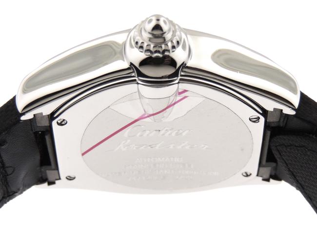 Cartier Silver XL Mint Mens Roadster Gmt Stainless Steel 2722 Date Watch Cartier Silver XL Mint Mens Roadster Gmt Stainless Steel 2722 Date Watch