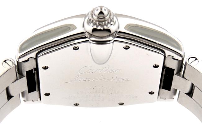 Cartier Silver Mint Men Roadster Large Ss 2510 Dial Date Watch Cartier Silver Mint Men Roadster Large Ss 2510 Dial Date Watch