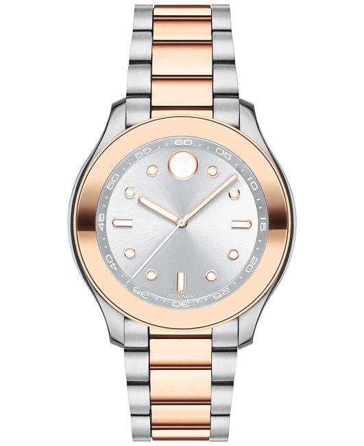 Movado Silver Bold Two Tone Stainless Steel Womens 3600430 Watch Movado Silver Bold Two Tone Stainless Steel Womens 3600430 Watch