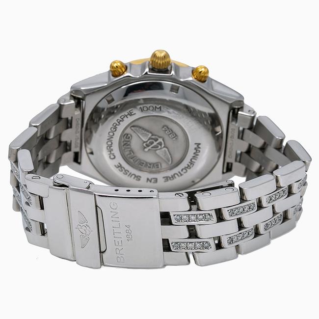 Breitling Dark Green Chronomat K13048 40mm Black Dial with Stainless Steel Watch Breitling Dark Green Chronomat K13048 40mm Black Dial with Stainless Steel Watch