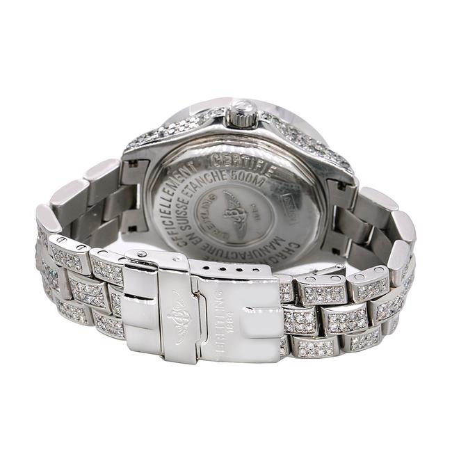 Breitling Blue and Silver Colt Oceane A57350 33mm Mother Of Pearl with 8.0ct Watch Breitling Blue and Silver Colt Oceane A57350 33mm Mother Of Pearl with 8.0ct Watch