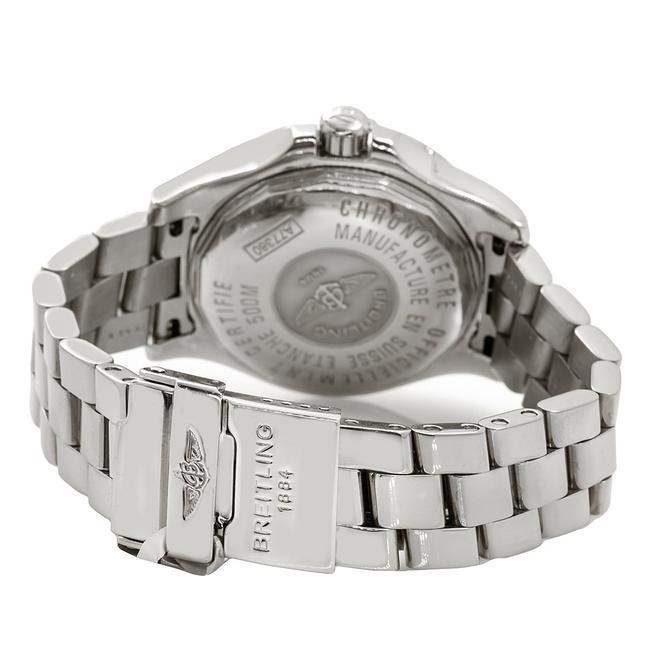 Breitling White and Silver Colt Oceane A77380 33mm Dial with Diamond Bezel Watch Breitling White and Silver Colt Oceane A77380 33mm Dial with Diamond Bezel Watch