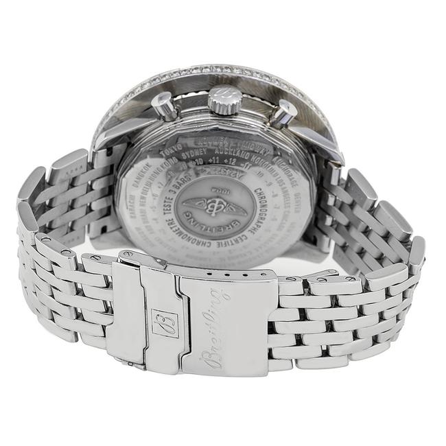 Breitling Black Navitimer World A24322 46mm Diamond Dial with 10.80 Ct Watch Breitling Black Navitimer World A24322 46mm Diamond Dial with 10.80 Ct Watch