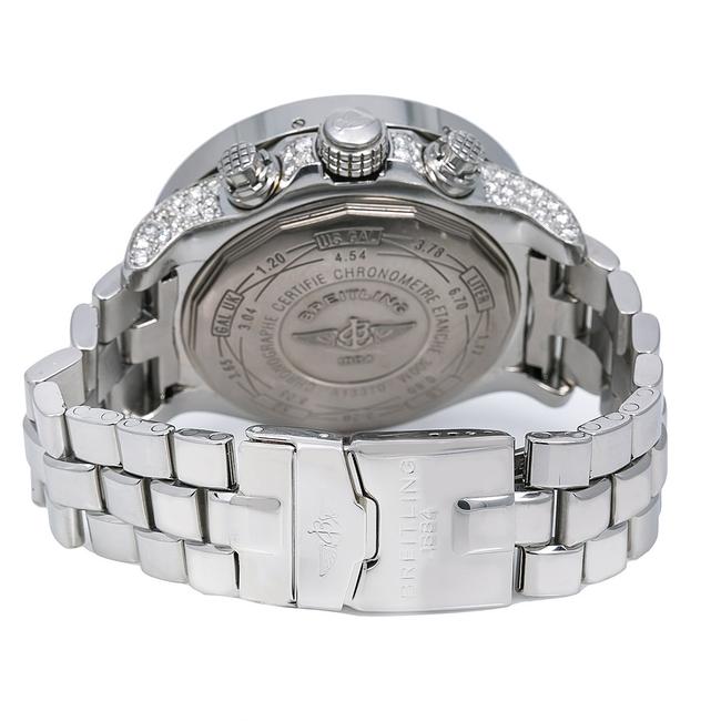 Breitling Black Super Avenger A13370 48mm Diamond Dial with 9.35 Ct Watch Breitling Black Super Avenger A13370 48mm Diamond Dial with 9.35 Ct Watch