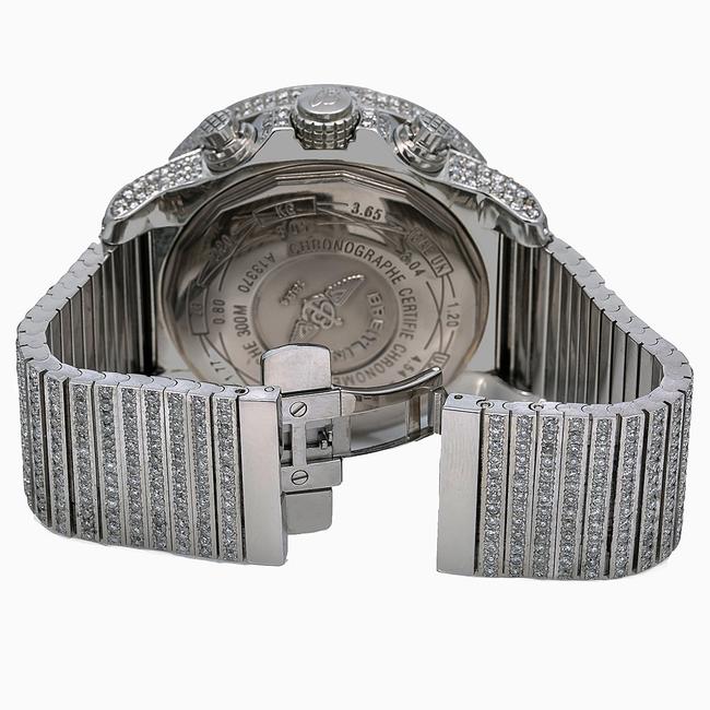 Breitling White Super Avenger A13370 53mm Diamond Dial with Gold Watch Breitling White Super Avenger A13370 53mm Diamond Dial with Gold Watch