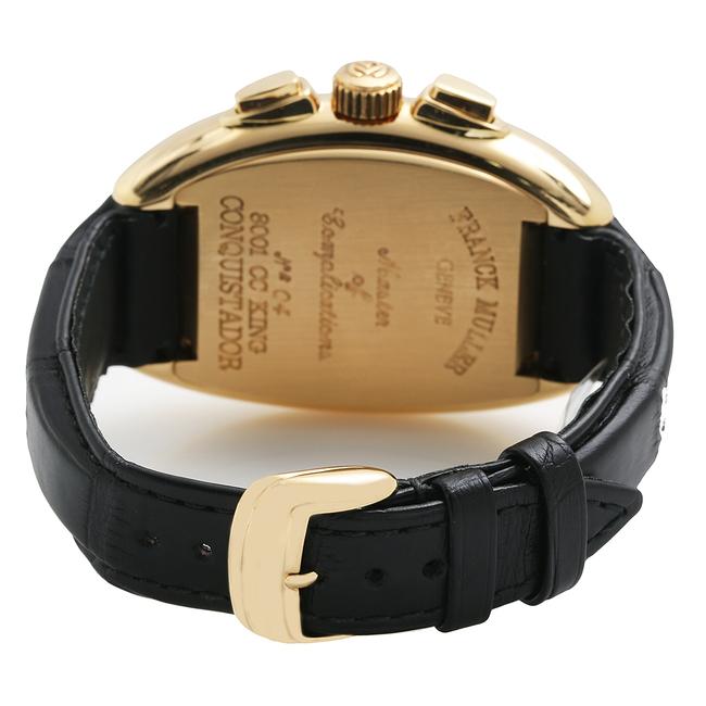 Franck Muller Yellow Gold and Black Conquistador 8001cc 40mm Dial Watch Franck Muller Yellow Gold and Black Conquistador 8001cc 40mm Dial Watch