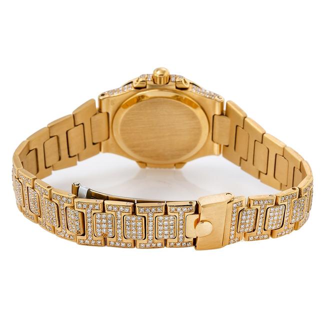 Patek Philippe Yellow Gold 3800 27mm White Diamond Dial with 11.75 Ct Diamonds Watch Patek Philippe Yellow Gold 3800 27mm White Diamond Dial with 11.75 Ct Diamonds Watch