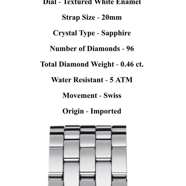 Michele Silver Diamond Sports Sail Watch Michele Silver Diamond Sports Sail Watch
