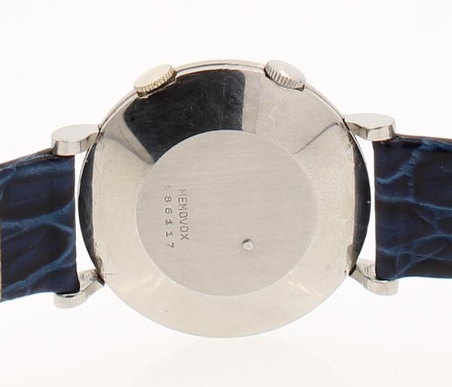 Jaeger-LeCoultre Silver Vintage Memovox Alarm Hand Winding Stainless Steel Wa Watch Jaeger-LeCoultre Silver Vintage Memovox Alarm Hand Winding Stainless Steel Wa Watch