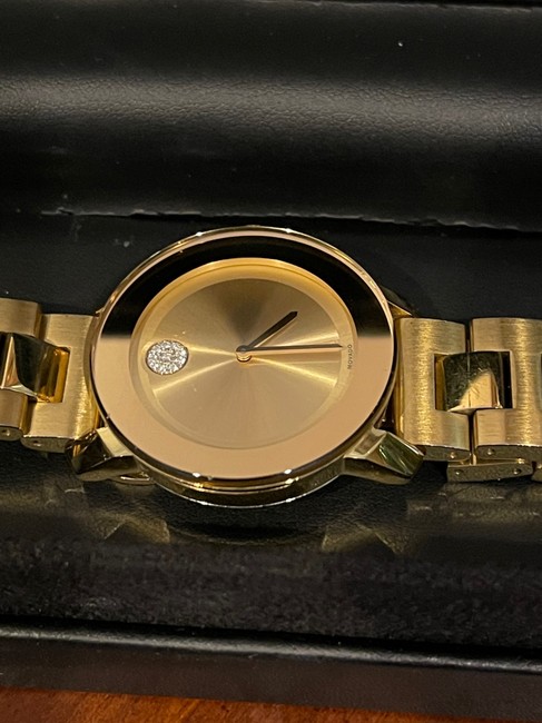 Movado Gold With Diamonds Watch Movado Gold With Diamonds Watch