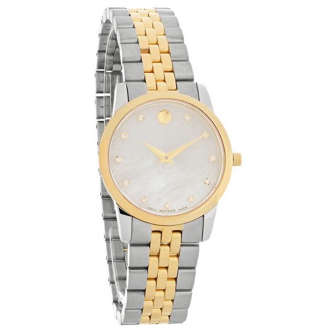Movado Two Tone Ladies Museum Mop Swiss Quartz 0606613 Watch Movado Two Tone Ladies Museum Mop Swiss Quartz 0606613 Watch