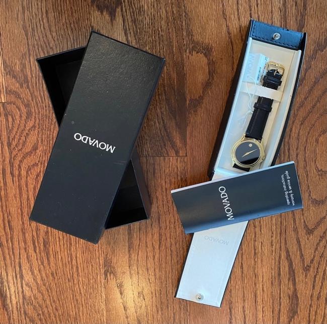 Movado Black/Gold Museum Classic Watch Movado Black/Gold Museum Classic Watch