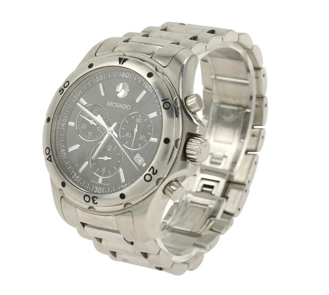 Movado Silver Series 800 Chronograph Swiss Mens Watch Movado Silver Series 800 Chronograph Swiss Mens Watch