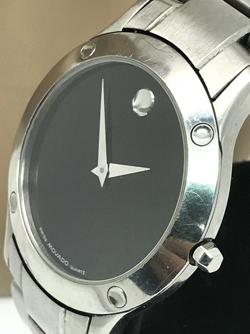 Movado Stainless Steel Unisex Museum Black Dial Swiss 84-g1-885 Watch Movado Stainless Steel Unisex Museum Black Dial Swiss 84-g1-885 Watch