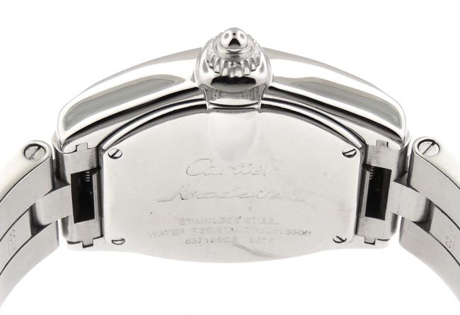 Cartier Silver Mint Ladies Roadster 2675 Ss 30x36mm Date B&b Watch Cartier Silver Mint Ladies Roadster 2675 Ss 30x36mm Date B&b Watch
