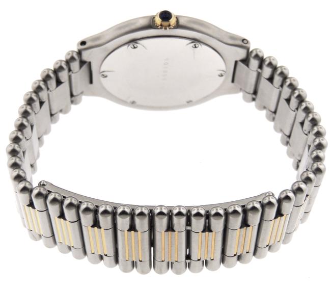 Cartier Silver Must 21 Bullet 18k Yellow Gold & Ss 31mm B&p Watch Cartier Silver Must 21 Bullet 18k Yellow Gold & Ss 31mm B&p Watch