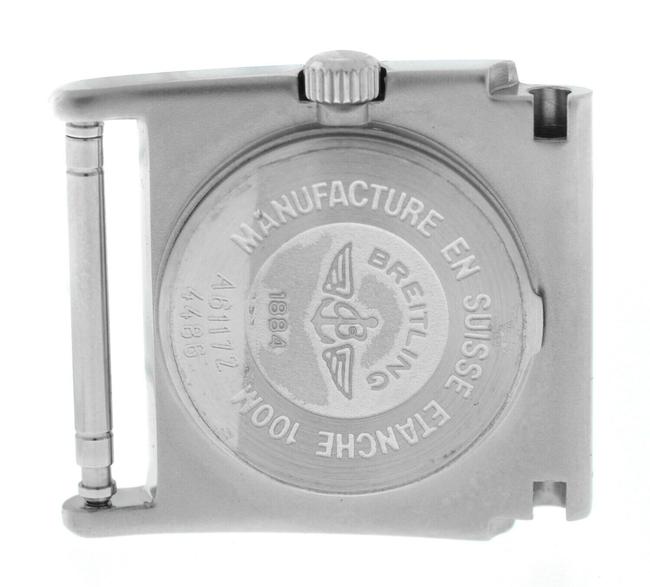 Breitling Silver New Utc Module A61172 Steel Quartz 20mm At Lugs Watch Breitling Silver New Utc Module A61172 Steel Quartz 20mm At Lugs Watch