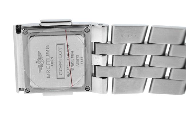 Breitling Silver New Co-pilot Utc A80173 & Steel Chronomat Blackbird Bracelet Watch Breitling Silver New Co-pilot Utc A80173 & Steel Chronomat Blackbird Bracelet Watch