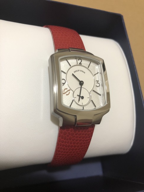 Philip Stein Red Womens Classic Leather Watch Philip Stein Red Womens Classic Leather Watch
