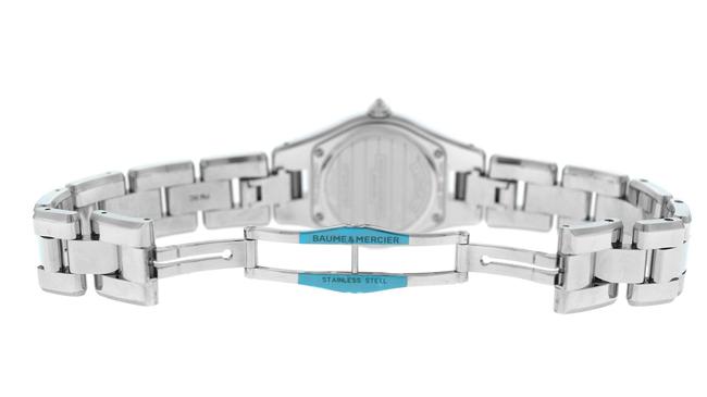 Baume & Mercier Silver New Ladies Linea Moa10013 Steel Mop Diamond 27mm Quart Watch Baume & Mercier Silver New Ladies Linea Moa10013 Steel Mop Diamond 27mm Quart Watch
