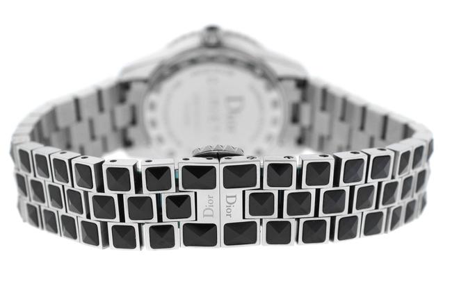 Dior Silver Black New Lady Christian Christal Cd112119a001 Diamond Mop Ss Quartz Watch Dior Silver Black New Lady Christian Christal Cd112119a001 Diamond Mop Ss Quartz Watch