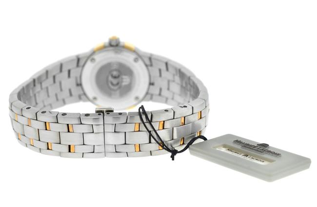 Maurice Lacroix Silver Gold New Lady Milestone Ms1013-ps103-110 Steel Watch Maurice Lacroix Silver Gold New Lady Milestone Ms1013-ps103-110 Steel Watch