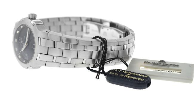 Maurice Lacroix Silver New Lady Milestone Ms1013-ss002-310 Steel Quartz Watch Maurice Lacroix Silver New Lady Milestone Ms1013-ss002-310 Steel Quartz Watch