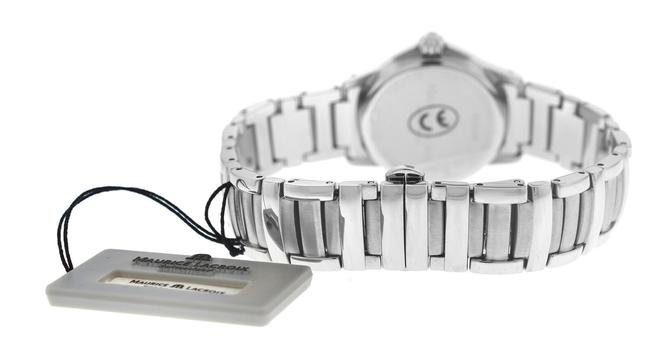 Maurice Lacroix Silver New Lady Miros Mi1053-ss002-120 Steel Quartz Watch Maurice Lacroix Silver New Lady Miros Mi1053-ss002-120 Steel Quartz Watch