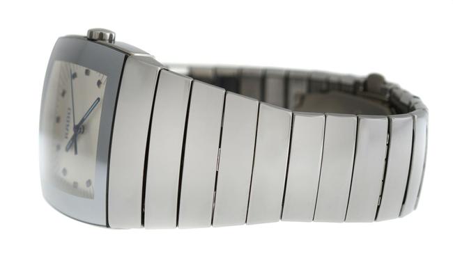 Rado Silver New Mens Sintra R13719102 Ceramic 35mm Date Quartz Watch Rado Silver New Mens Sintra R13719102 Ceramic 35mm Date Quartz Watch