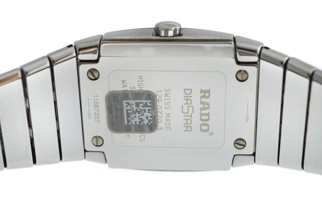 Rado Silver New Mens Sintra R13720122 Ceramic 32mm Date Quartz Watch Rado Silver New Mens Sintra R13720122 Ceramic 32mm Date Quartz Watch