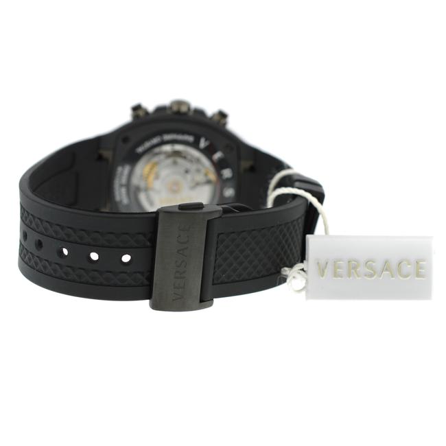 Versace Black New Mens Dv One 26ccs7d455 S009 Steel Pvd Chrono 45mm Automati Watch Versace Black New Mens Dv One 26ccs7d455 S009 Steel Pvd Chrono 45mm Automati Watch
