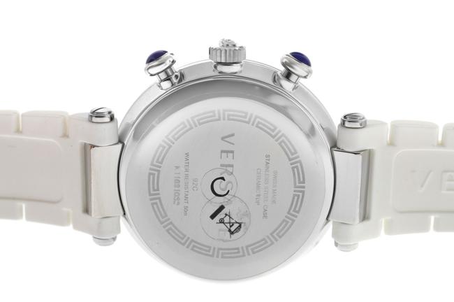 Versace Stainless Steel Ceramic New Reve 92ccs1d497 S001 Chrono 40mm Quartz Watch Versace Stainless Steel Ceramic New Reve 92ccs1d497 S001 Chrono 40mm Quartz Watch